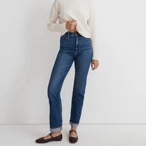 Madewell The ‘90s Straight Penwood Wash BCRF Selvedge Edition High Rise Jeans